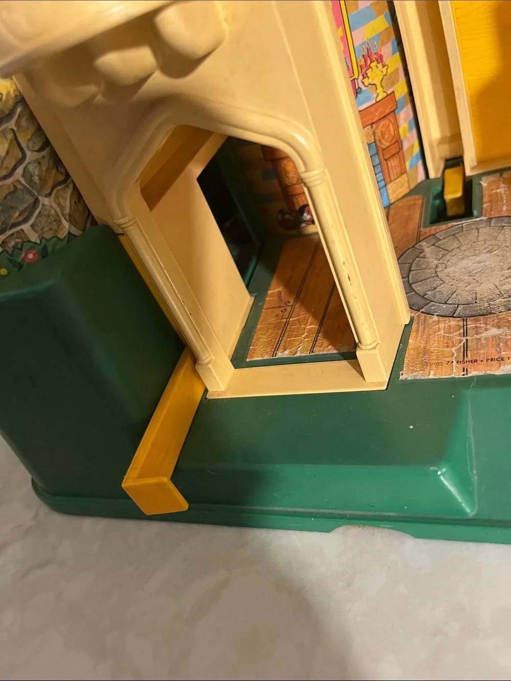 1974 Vintage Fisher Price Little People Play Family Castle #993